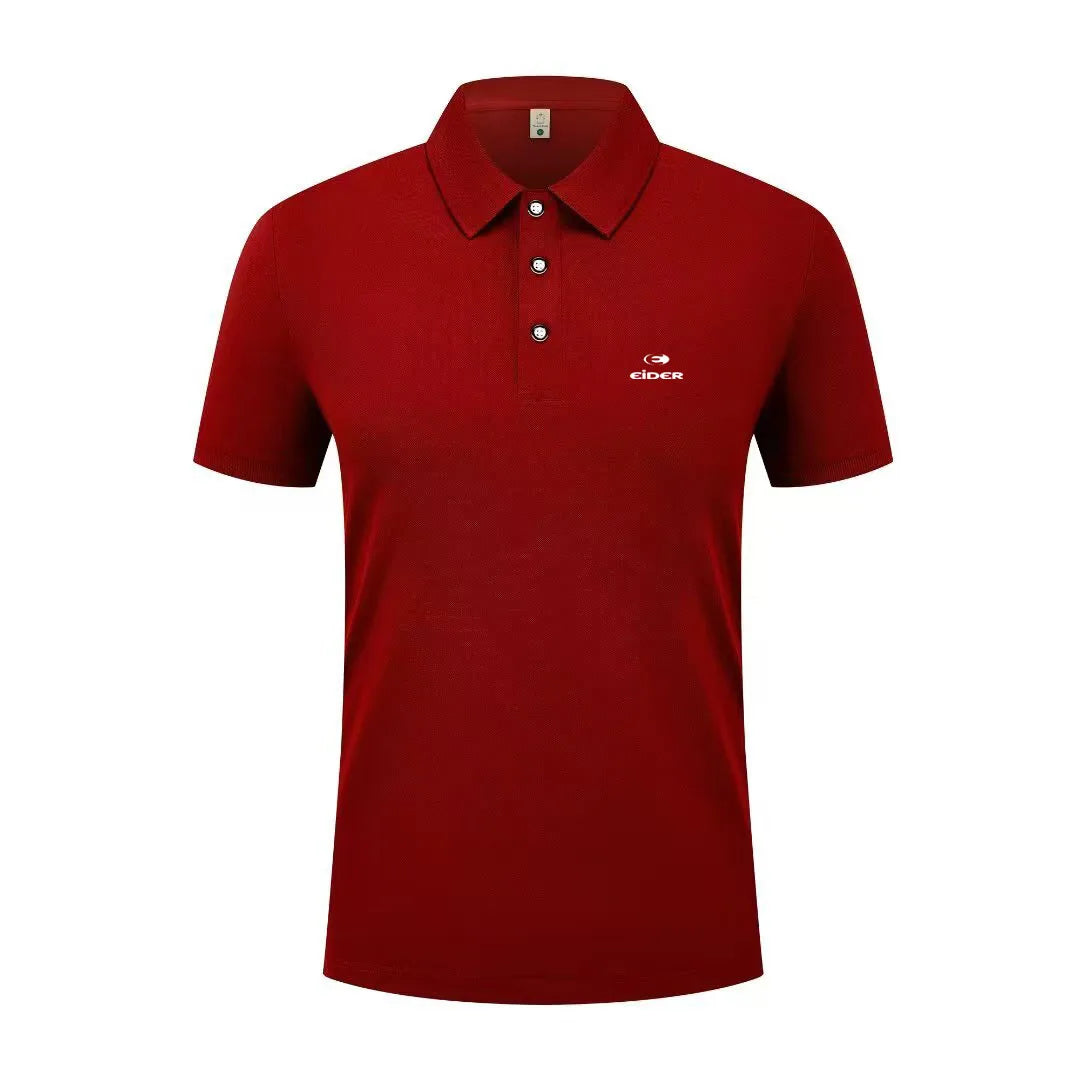 Basic solid color short sleeved polo shirt for men and women, summer polo shirt top, daily casual style, machine washable,