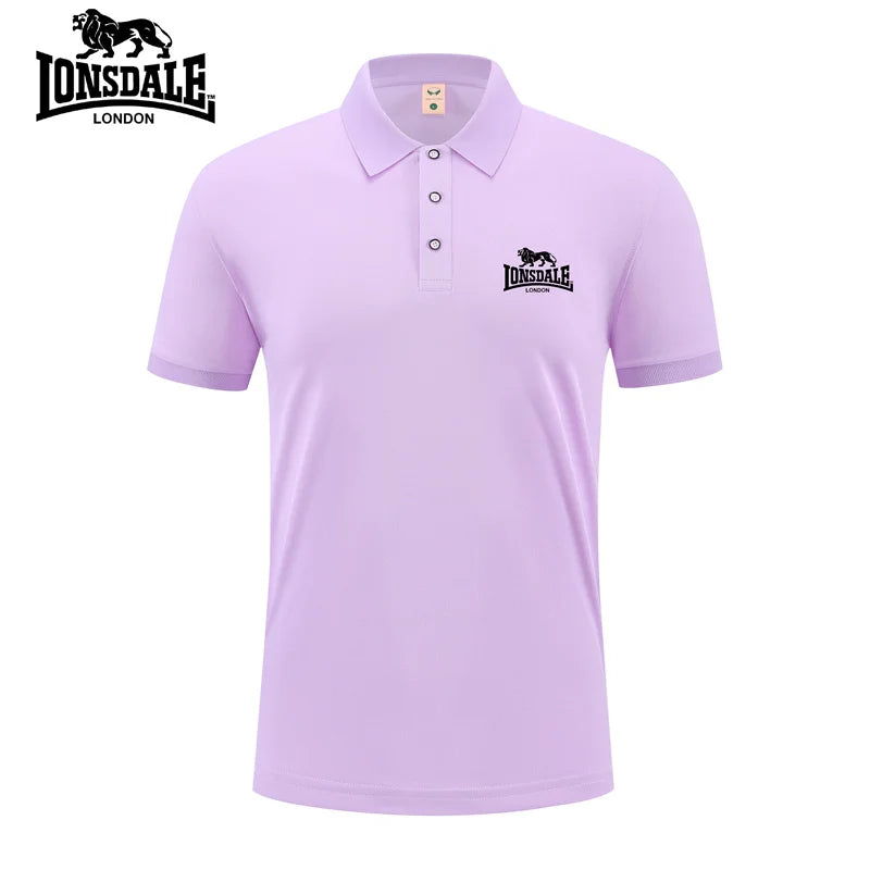 Men's Golf Polo Shirt 2026 New Summer Casual Breathable Short Sleeve Collar Business Shirt Golf Men's Top