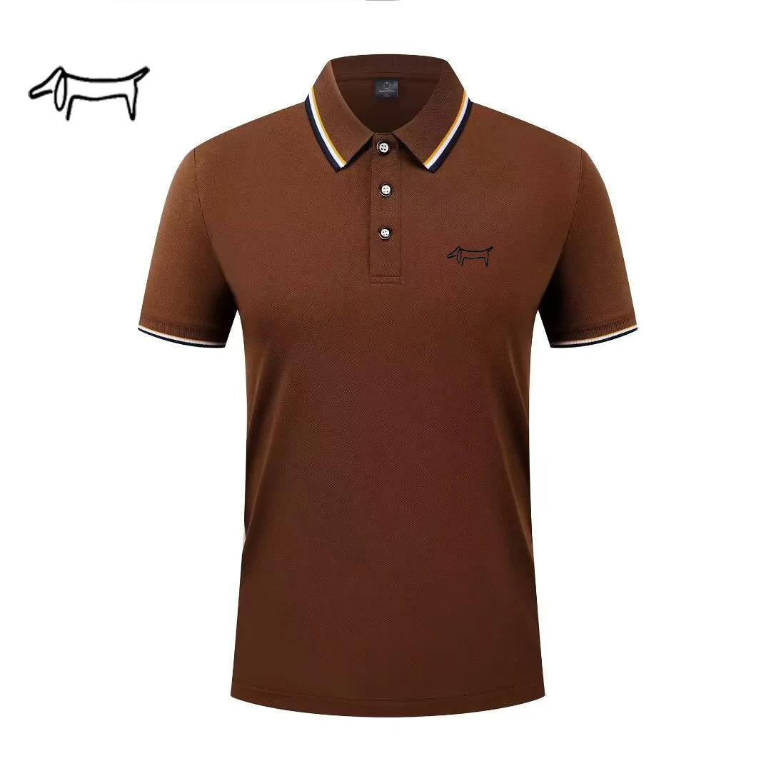 Summer New Polo Shirt Man,Light Luxury Brand Shirts,Fashion Short Sleeve Tops,Golf Wear Sports T Shirt,Men's Women Clothes
