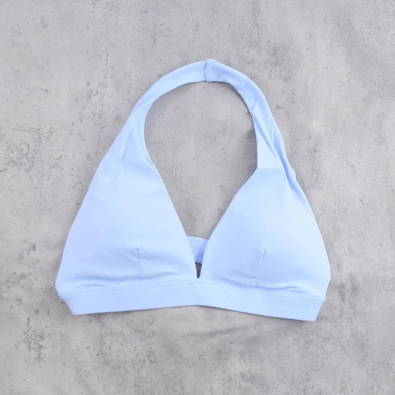 DIAS FIT JOY -Neck Hanging Neck Naked Feeling Yoga Bra for Running Fitness Cycling - Breathable Comfortable Sports Bra for Women - ATFH