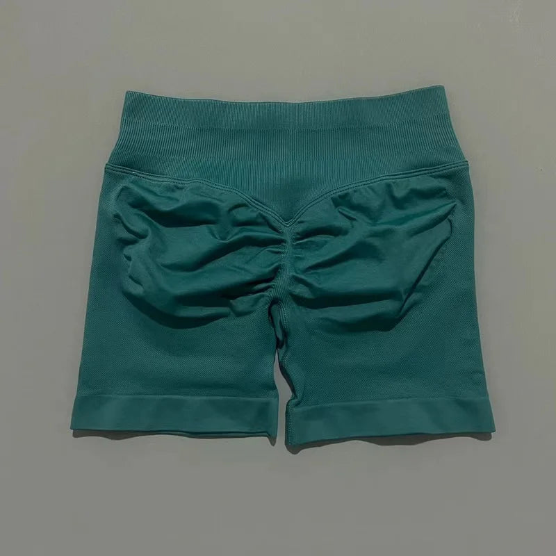 Women Gym Shorts Workout Scrunch Butt Seamless Leggings Seamless Yoga Leggings Bicycle Running Sportswear Fitness Sports Shorts Tahsi Fashion House