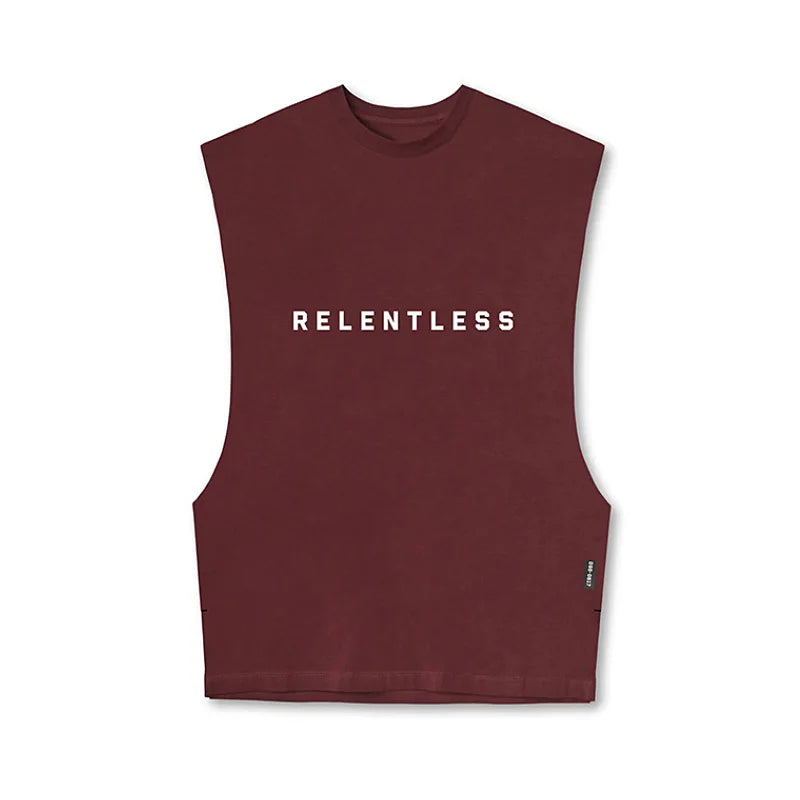 Mens Cotton Bodybuilding Tank Tops Gym Fitness Sleeveless Shirt Male Stringer Singlet Summer Casual Printed Undershirt Vest