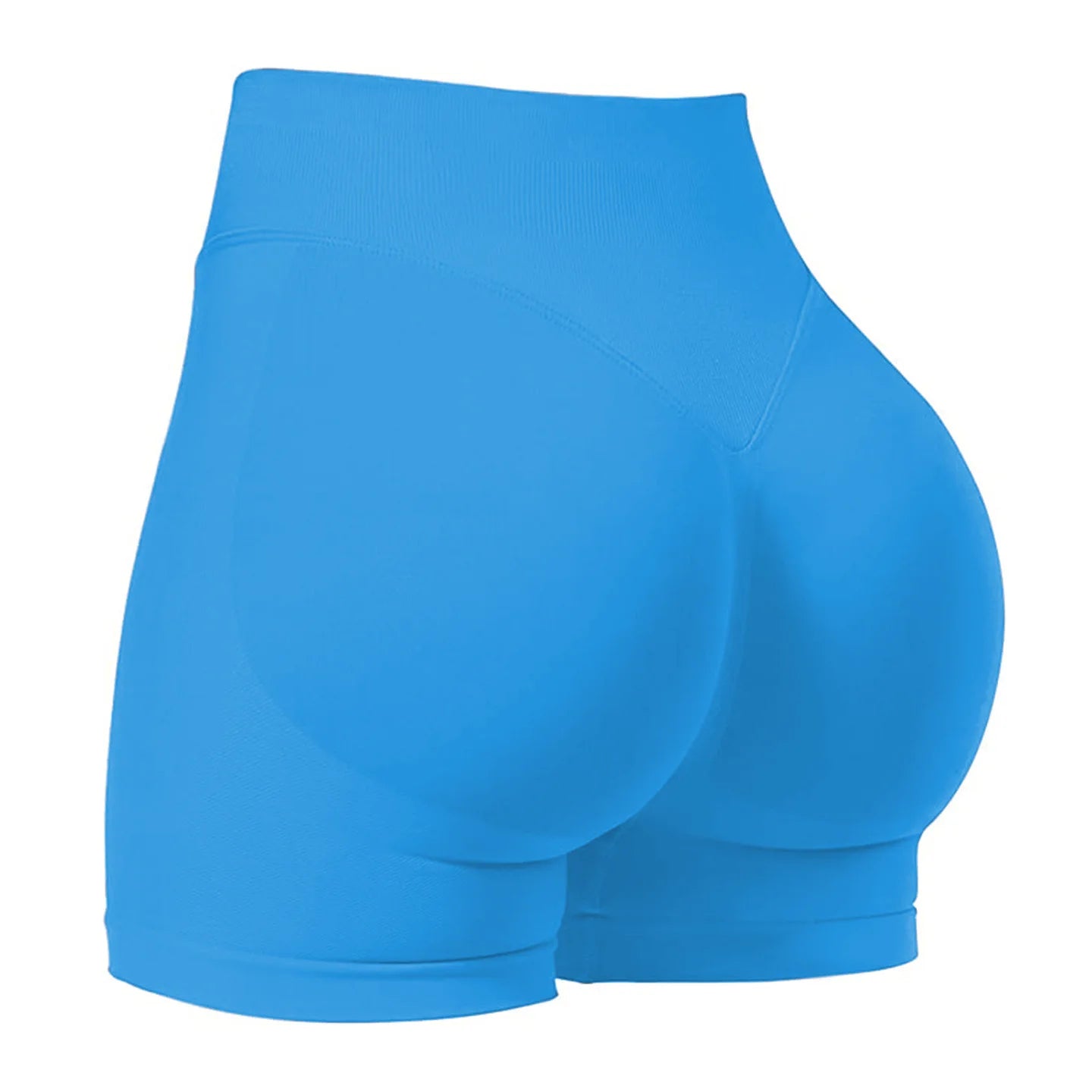 Women's High-Waisted Seamless Fitness Shorts: Tummy Control Compression, Butt-Lifting, High-Elastic Breathable, for YOGA