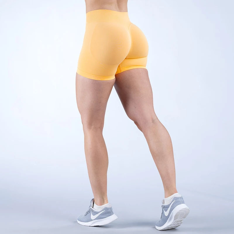 Impact Shorts Women Seamless Yoga Shorts Scrunch Bum Gym Shorts Workout Low Waist Short Leggings Booty Stretch Running Shorts Tahsi Fashion House