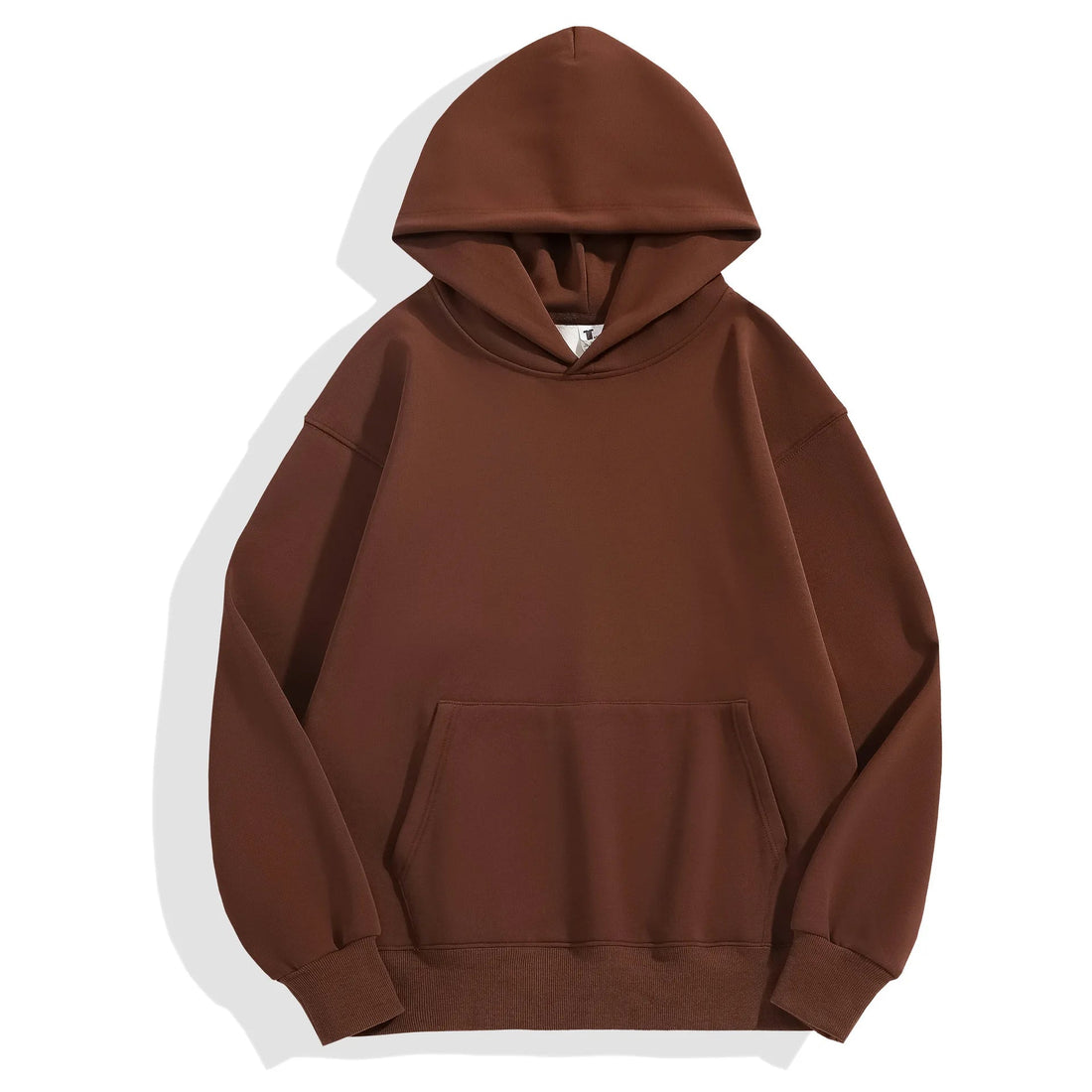16.9oz 480gsm Heavy Weight Cotton Plus Velvet Hooded Sweater Men Thickened Tight Polar Fleece Pullover Hoodie Women Sweatshirt ATFH
