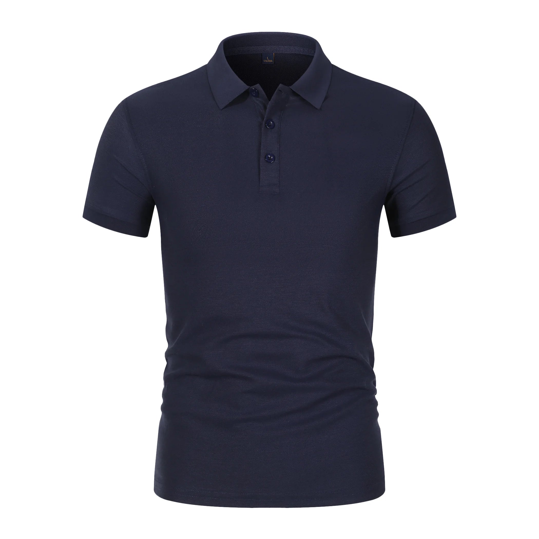 2026 Hot Sale Men's Summer Casual Breathable Comfortable Polo Shirt Men's Solid Color High Quality Short Sleeve T-Shirt