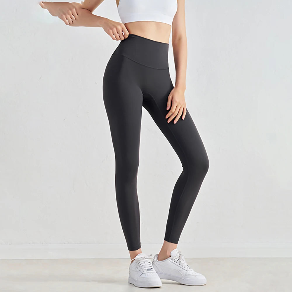 Yoga Leggings for Fitness Legging Sport Femme Back Pocket Pants Female Buttery Soft High Waist Leggins Push Up Gym Tights Women ATFH
