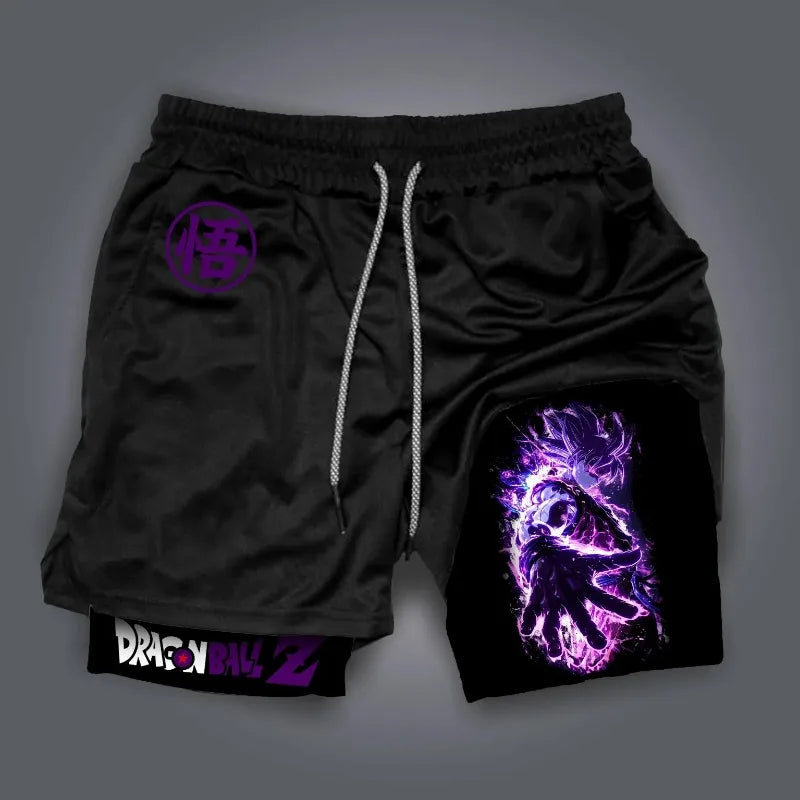 2025 Authentic DBZ Athletic Shorts - Official Shonen Jump Collection, Sweat-Wicking & Lightweight for Cosplay & Gym