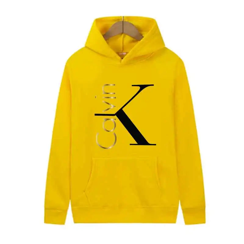 Letter Pattern Unisex Hooded Sweatshirts Daily Casual Hoody Top Spring Autumn Long sleeves Adult Hoodies Fashion Men's Clothes - ATFH