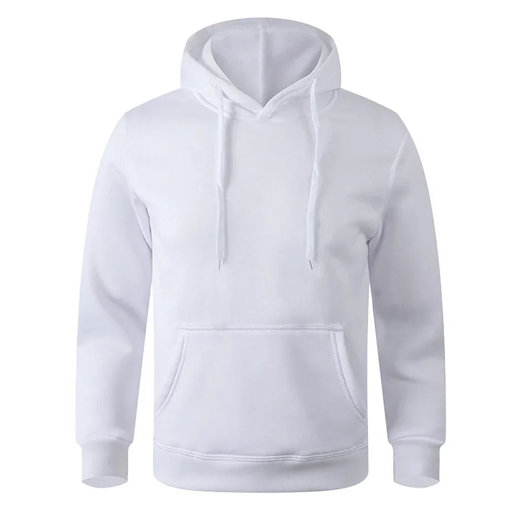 2026 Unisex hoodie high-quality sweater hip-hop fashion casual top trendy spring and autumn solid colorcomfortable new style - ATFH