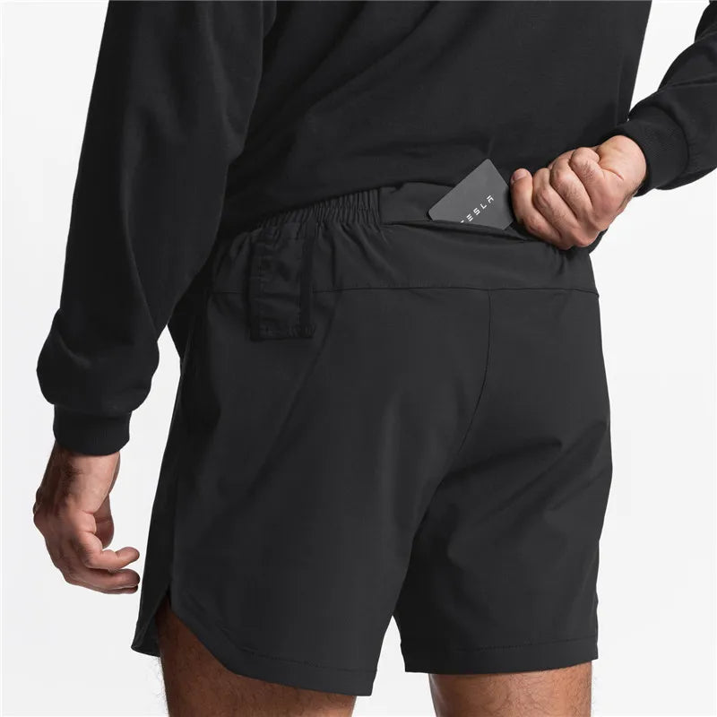 NEW Summer Running Shorts Men Sports Jogging Fitness Shorts Quick Dry Mens Gym Men Shorts Gyms Short Pants For Men Tahsi Fashion House