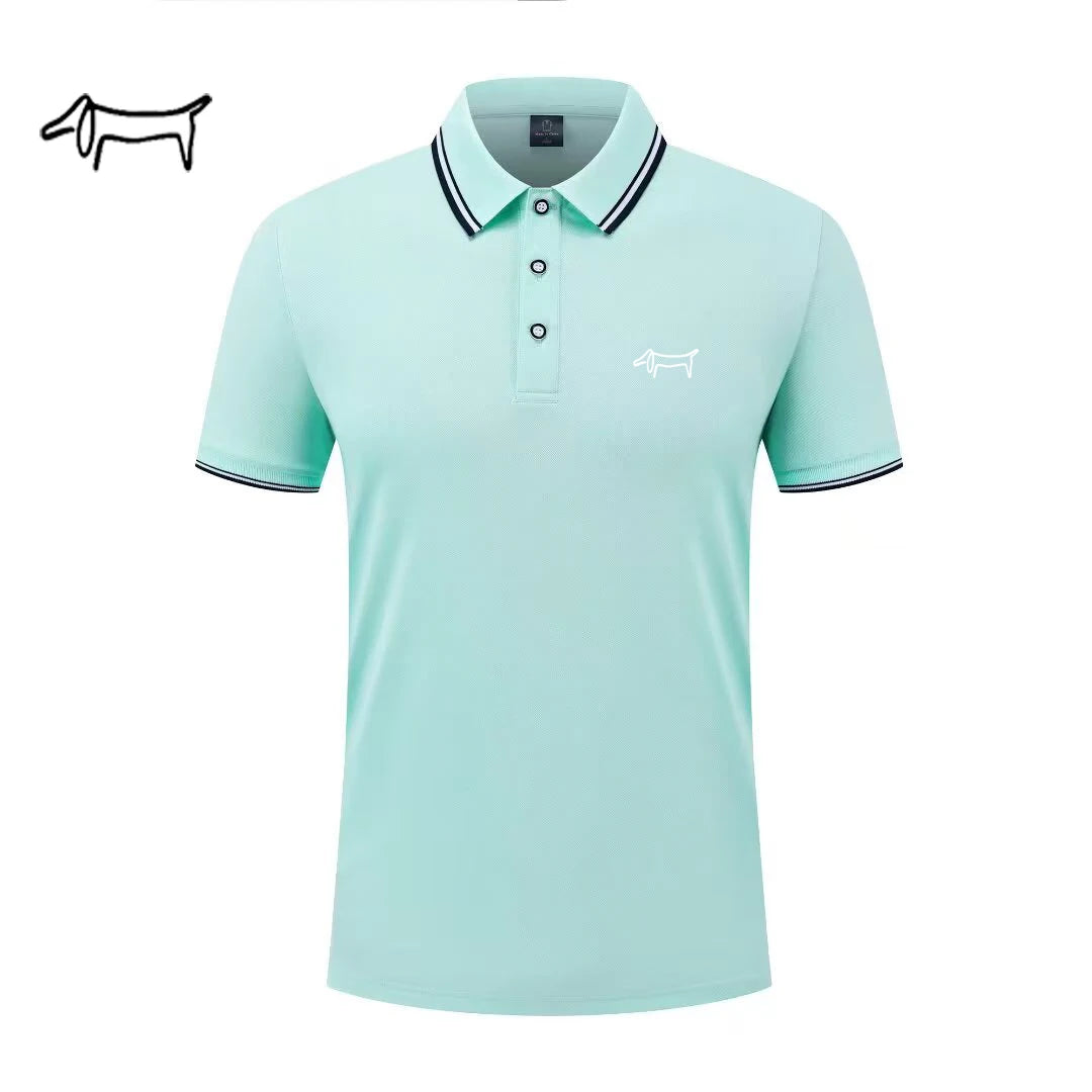 Summer New Polo Shirt Man,Light Luxury Brand Shirts,Fashion Short Sleeve Tops,Golf Wear Sports T Shirt,Men's Women Clothes