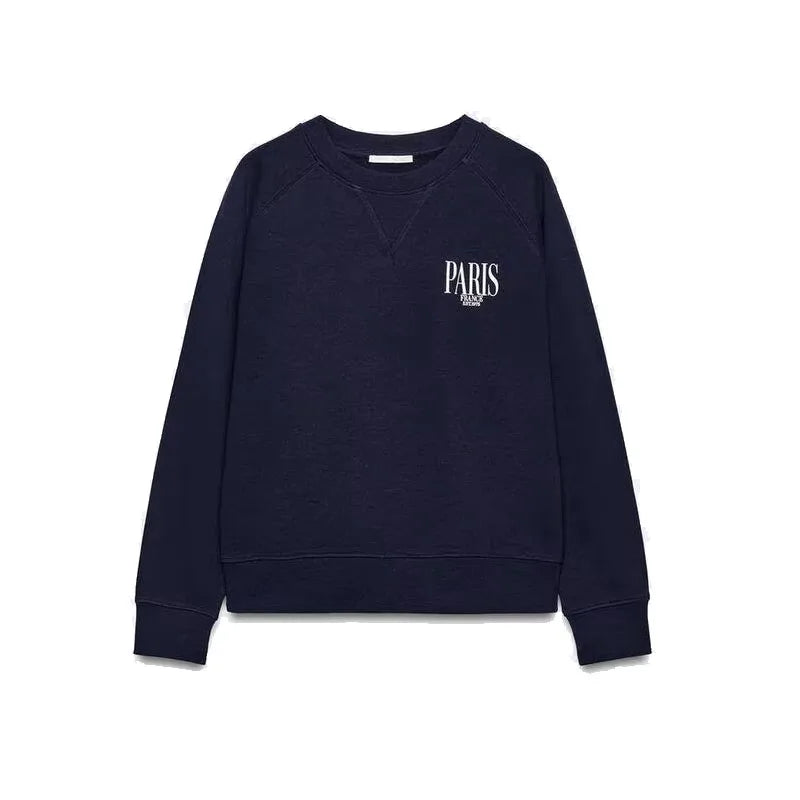 Early Autumn New Arrival Women's Fashion Set Letter Print Sweatshirt Long Pants Polyester Fiber Long Sleeve Hoodie Two-Piece Set