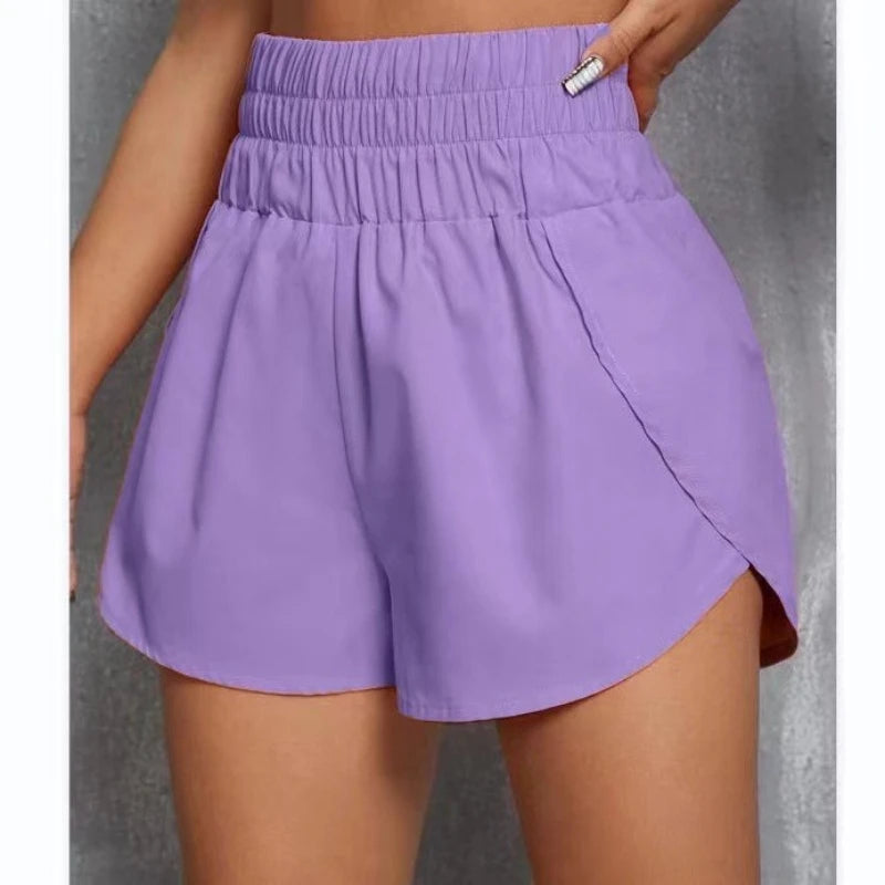 Yoga Shorts Women Fitness Elastic Running Workout Short Leggings For Ladies Gym Sport Shorts Fitness Sportwear Tahsi Fashion House