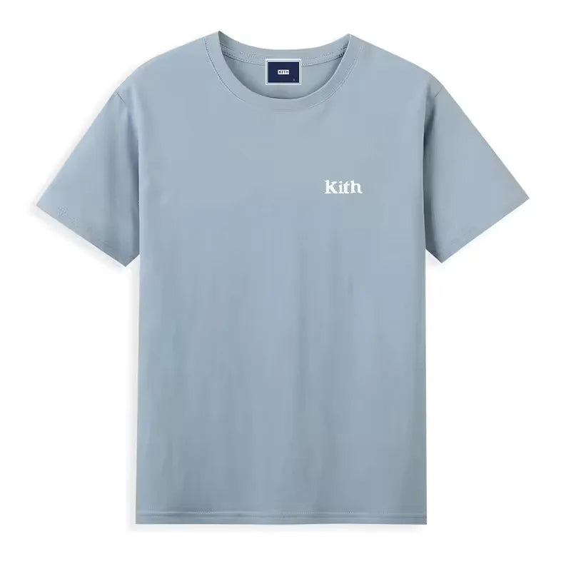Hot sales Men Women Pure Cotton Embroidery T-Shirt Short Sleeve Tees Simple Solid Fashion Brand Exports Japan style ATFH