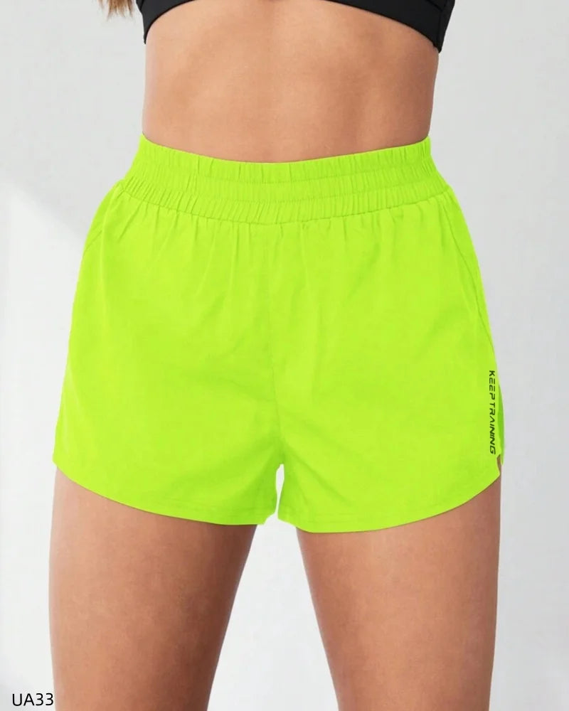 Women's Athletic Shorts - Elastic Waist Built-in Liner, Quick-Dry Breathable, Perfect for Gym Yoga Running Daily Wear Tahsi Fashion House