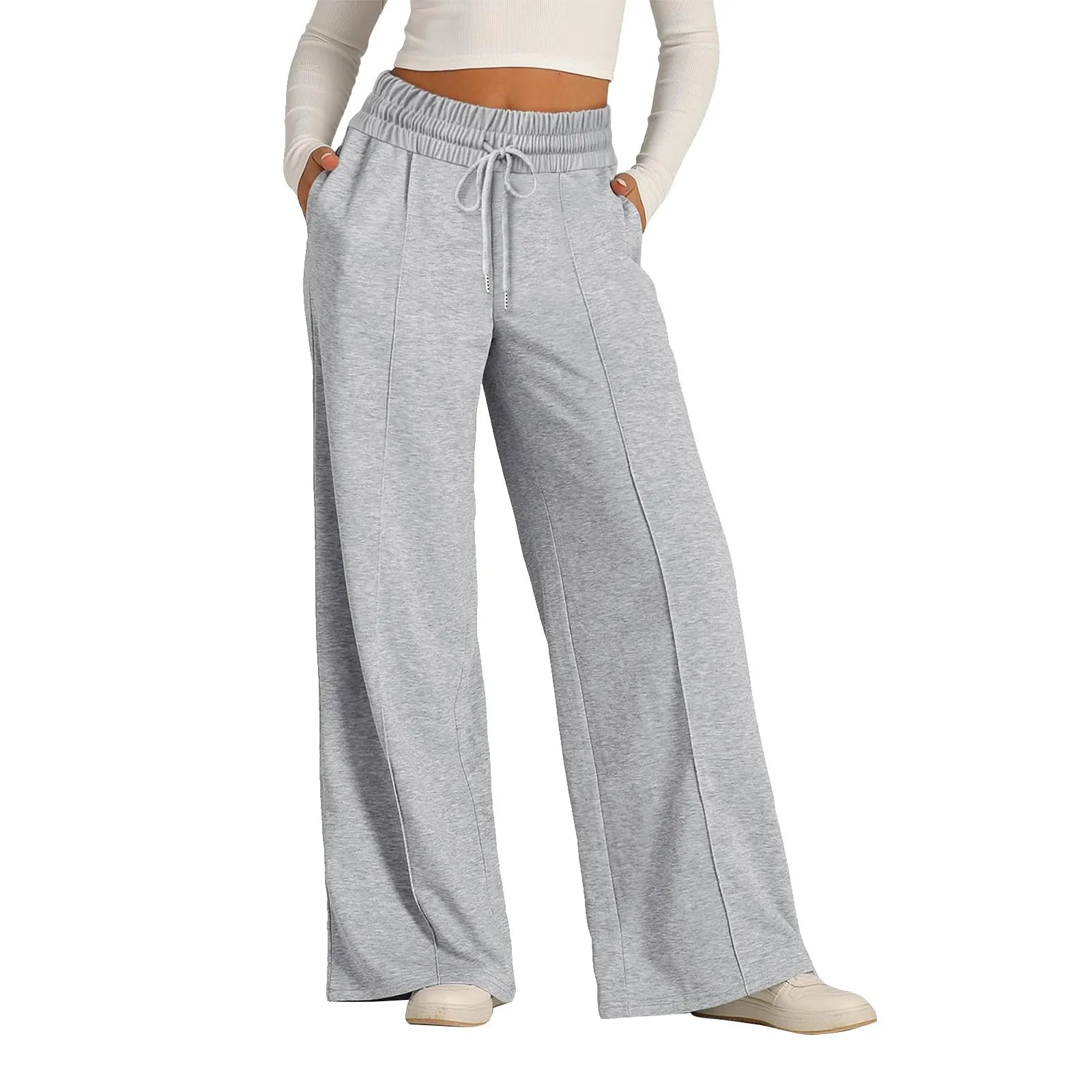 Women's Pants Female Streetwear Joggers Oversize High Waisted Korean Style Fashion Wide Leg Harajuku 2024 New Sweatpants Baggy