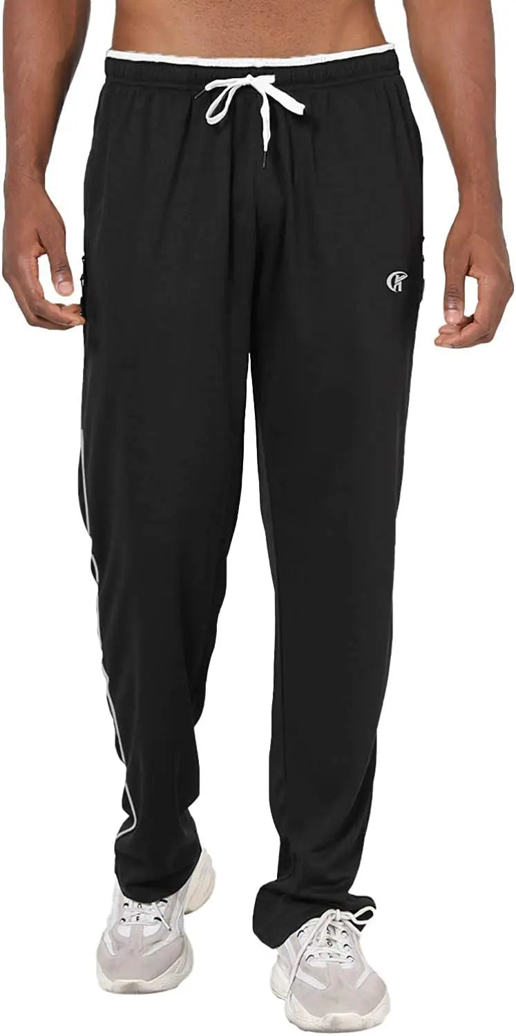 Men Sweatpants Running Sport Pants Drawstring Lightweight Solid Joggers Sport Streetwear Casual Breathable Trousers Tracksuit
