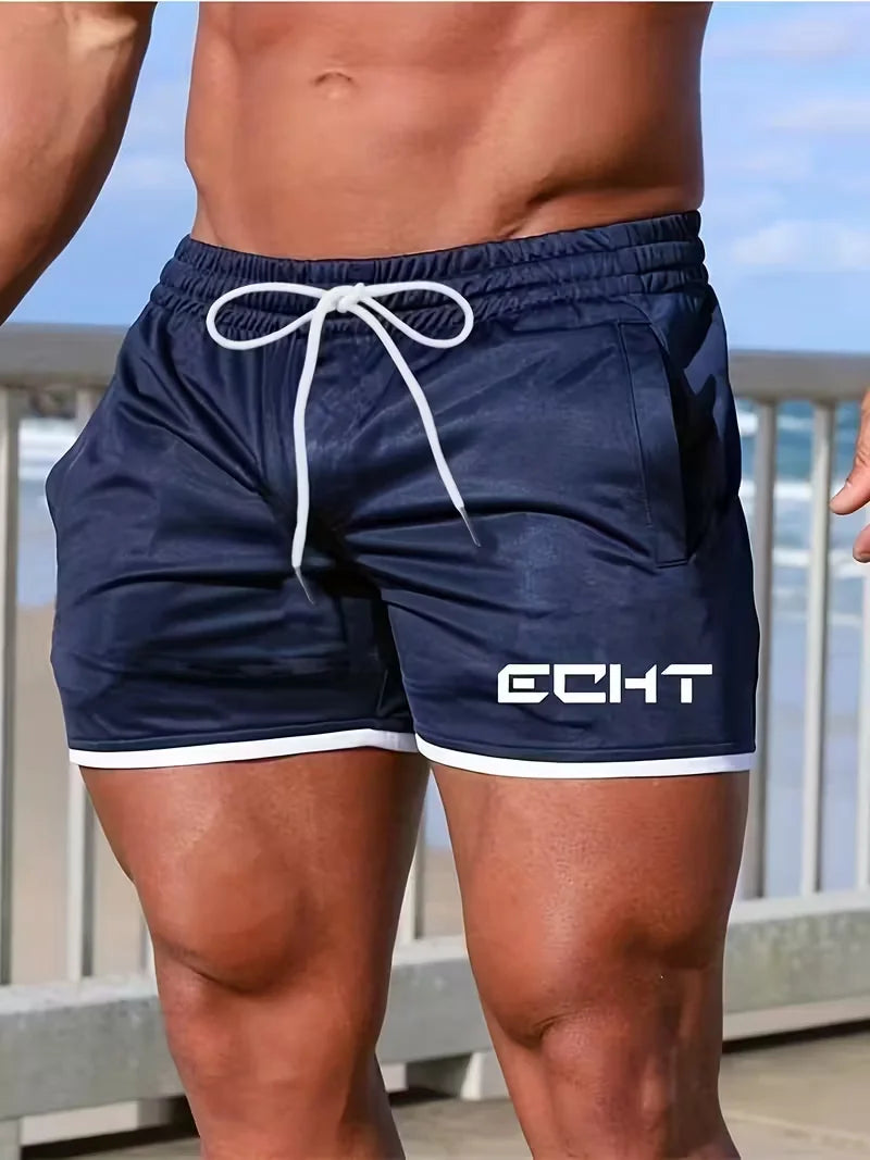ADED Summer Men Sports Shorts Fitness Basketball Beach Pants Mesh Breathable Bodybuilding Gym Training Shorts Men's Sweatpants