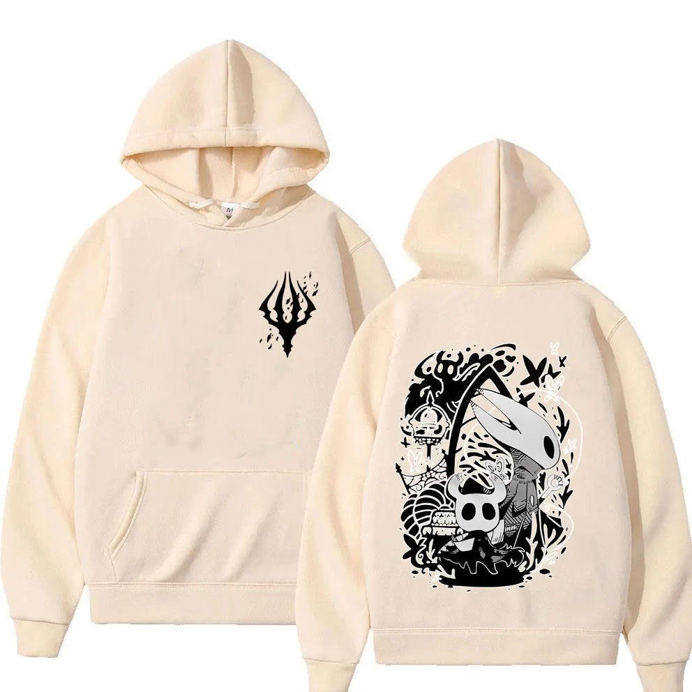 Game Hollow Knight Graphic Hoodie Men Women Clothing Casual Oversized Streetwear Male Vintage Fleece Hoodies Fans Gift hoodies