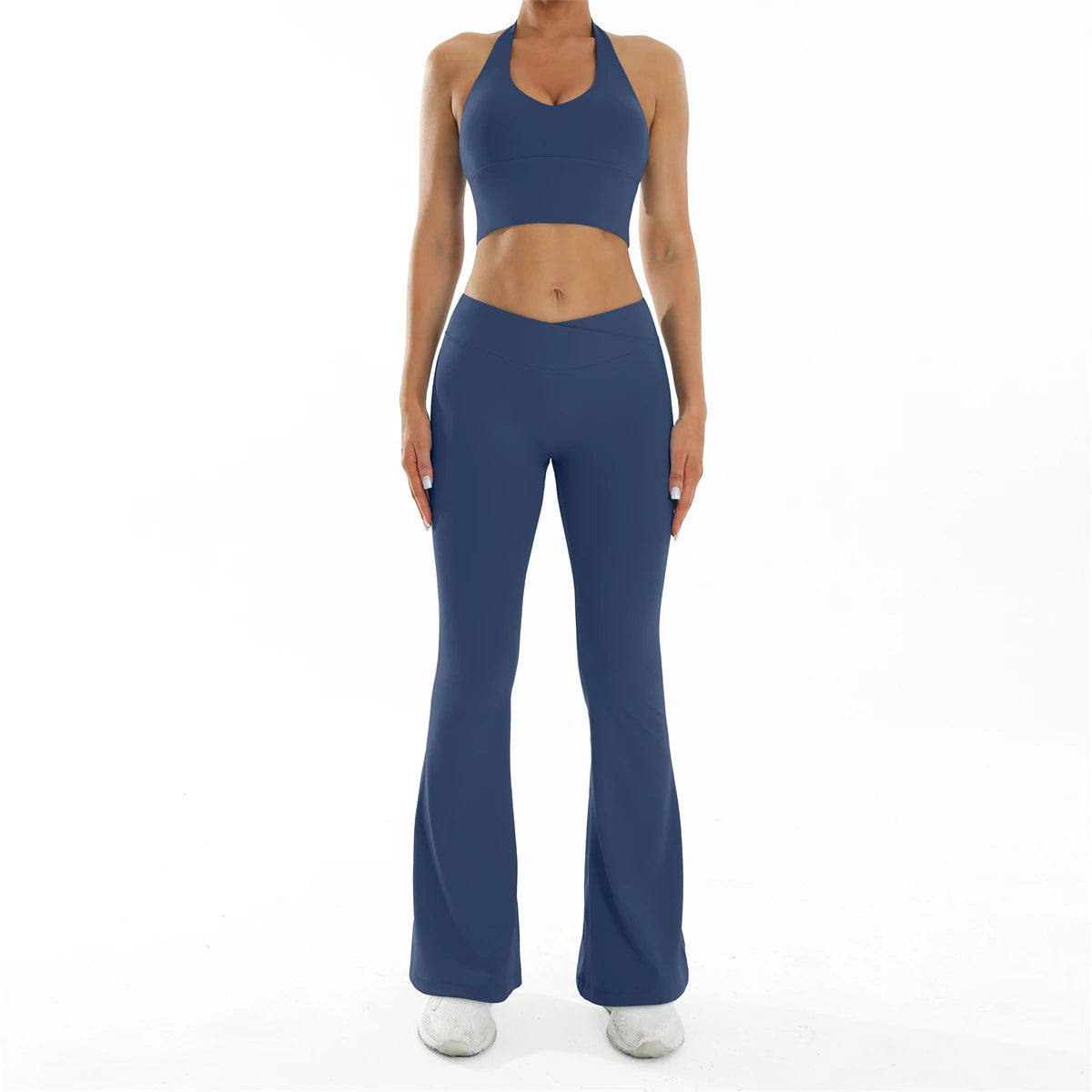 Sport Bra Gym Leggings Set Women's Tracksuit Yoga Clothing Dance Sport Set Female Training Suit for Fitness - ATFH