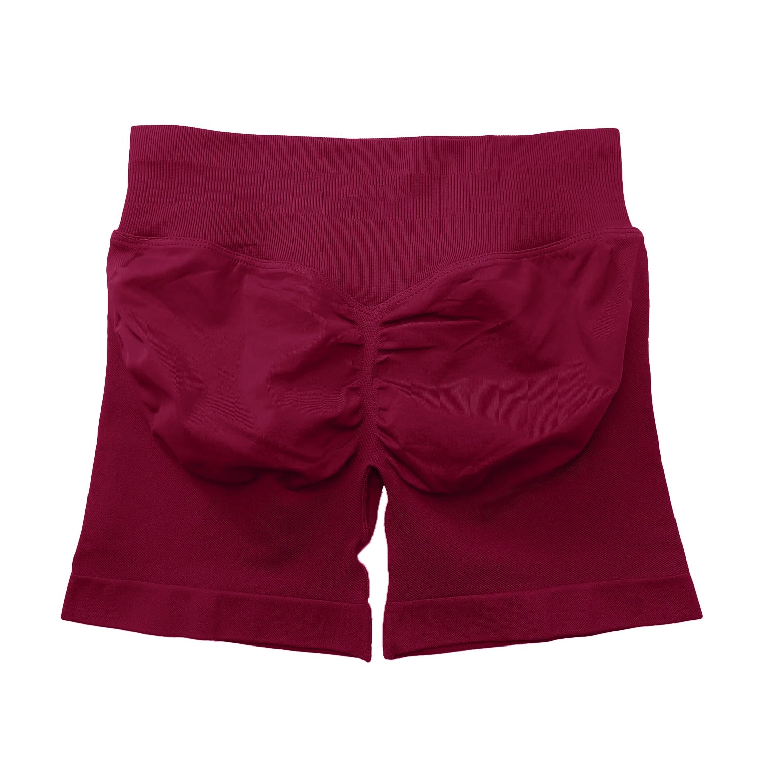 NCLAGEN Impact Shorts 4.5" Women Fitness Sports Biker Shorts Low Ribbed Band Gym Workout Scrunch Butt Yoga Seamless Leggings