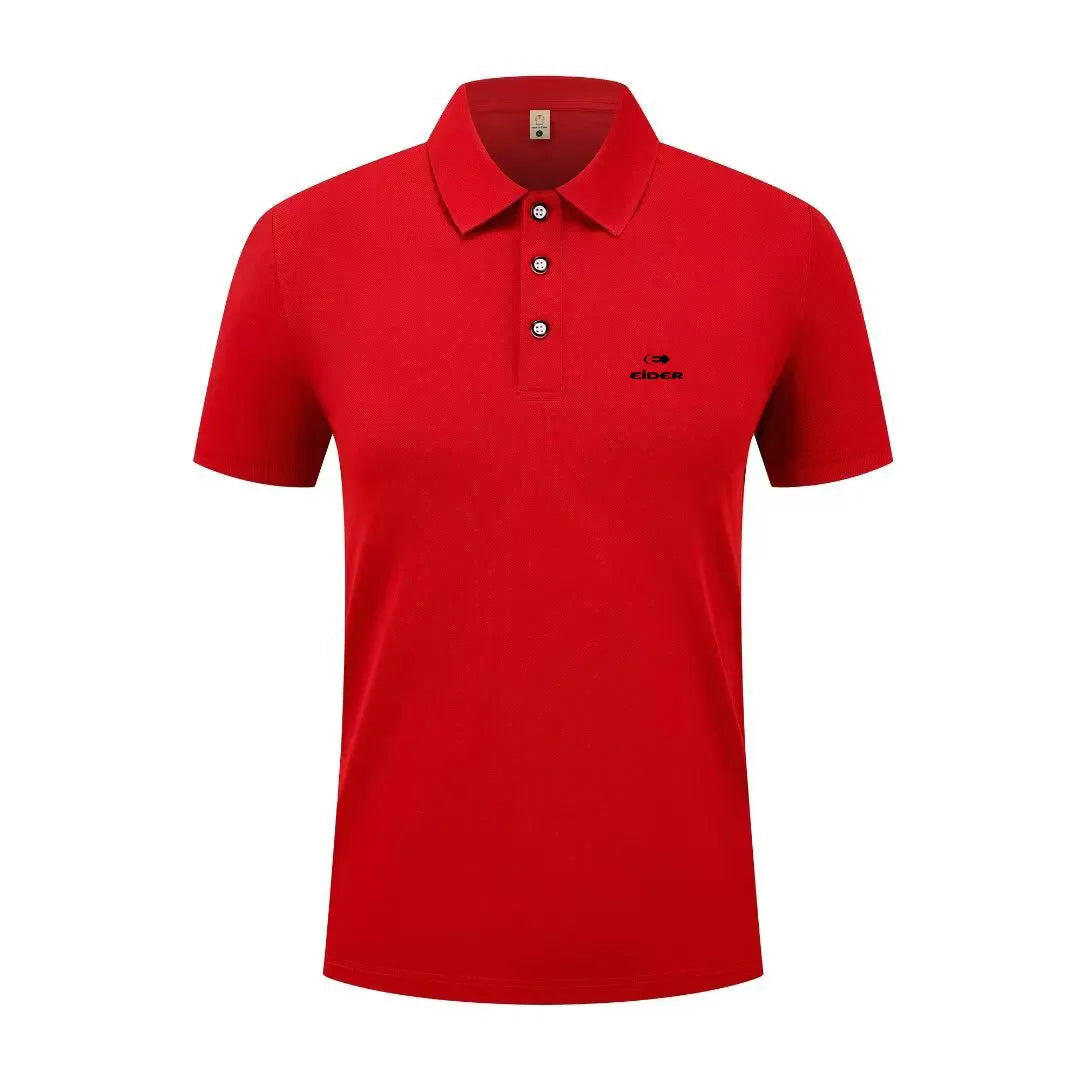 Basic solid color short sleeved polo shirt for men and women, summer polo shirt top, daily casual style, machine washable,