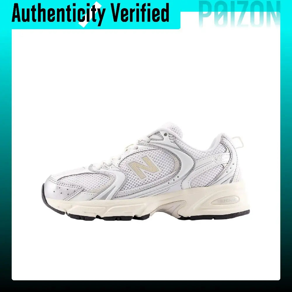 New Balance NB 530 Low top Casual Running Shoes Unisex White Silver U530ESB