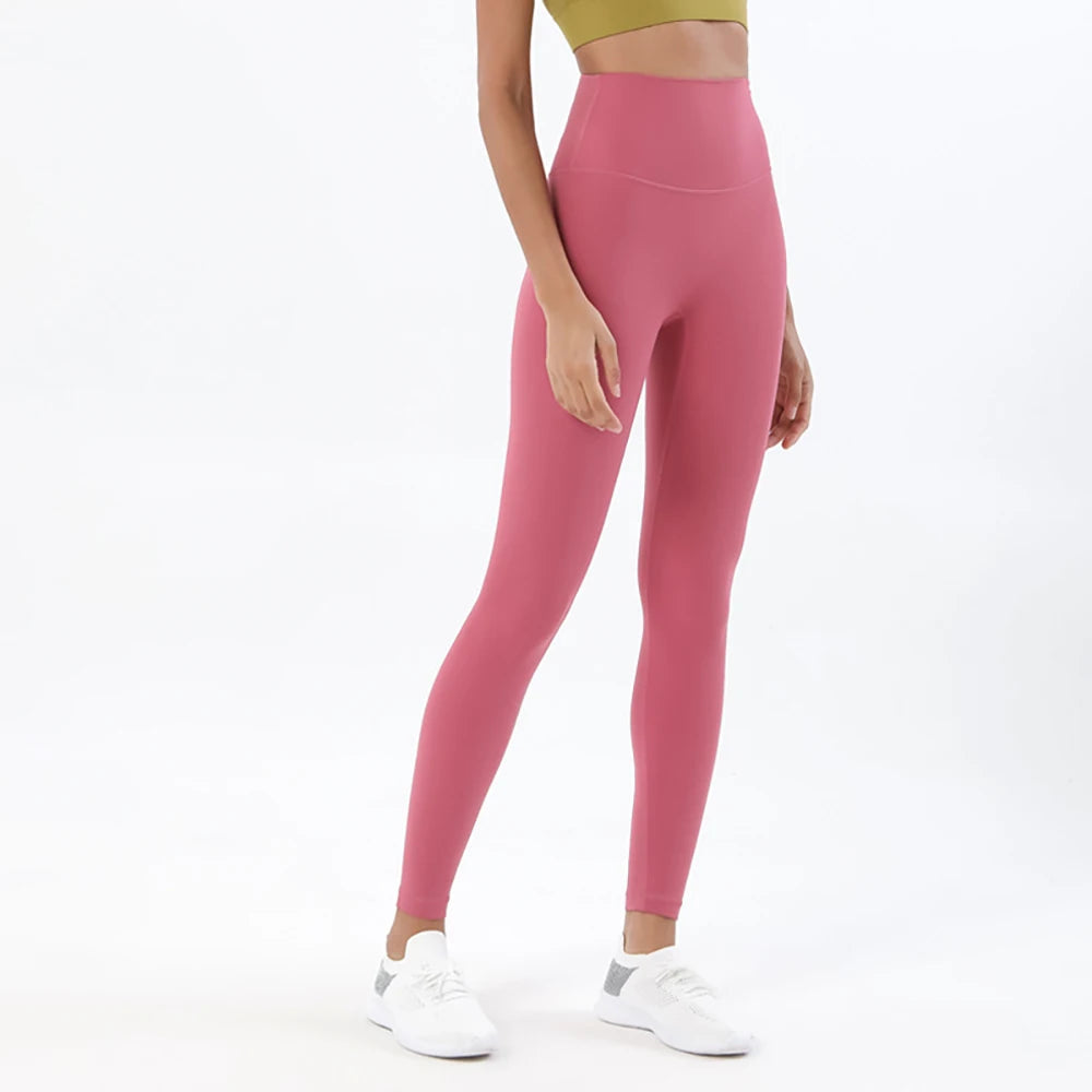 Yoga Leggings for Fitness Legging Sport Femme Back Pocket Pants Female Buttery Soft High Waist Leggins Push Up Gym Tights Women ATFH