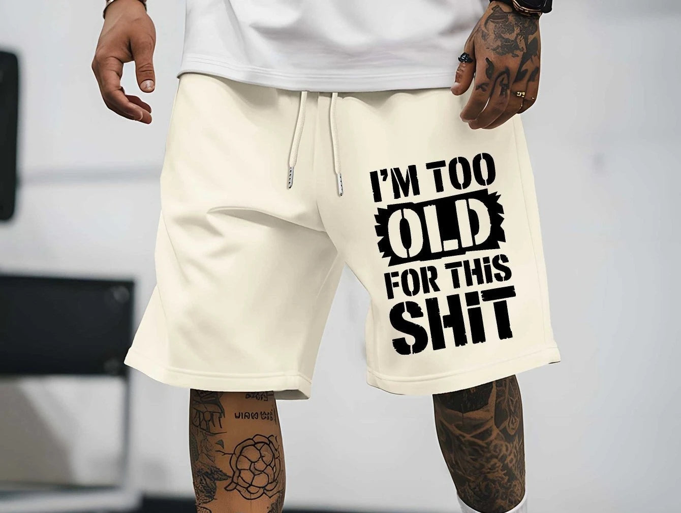 I Am Perfect for This Men's Sports Shorts, Summer Outdoor Sports Fishing and Basketball Shorts, Breathable Casual Fitness Shorts