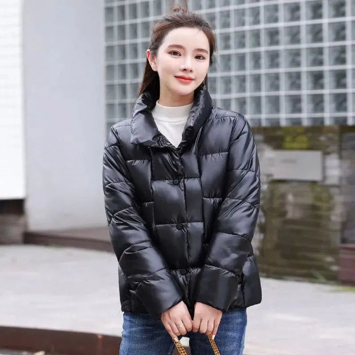 Oversize Winter Puffer Jackets For Women Female Korean Loose Long Sleeve Coats Woman Parkas Fashion Warm Coats And Jackets Women ATFH