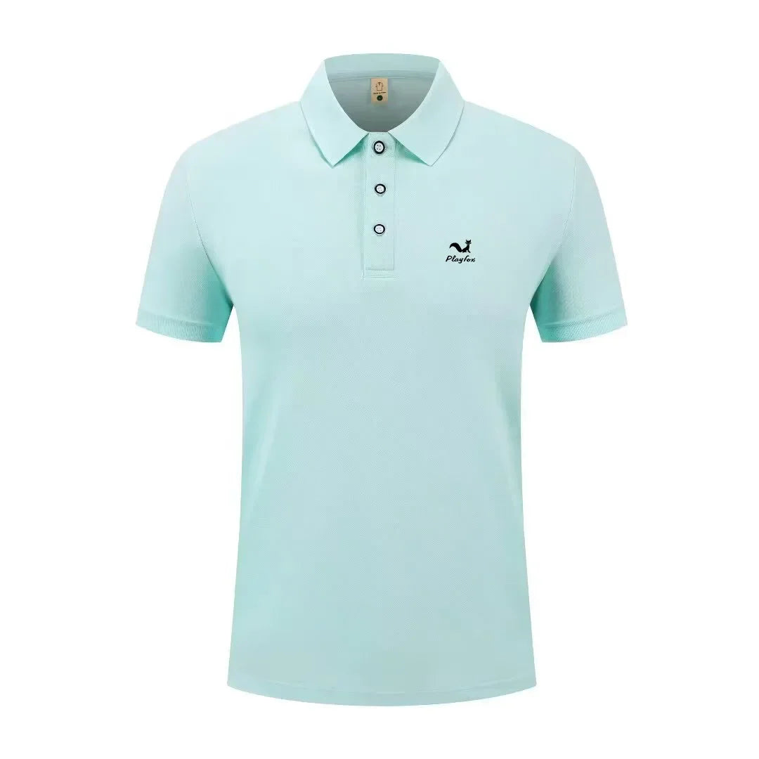 2026 Summer New Men's and Women's Breathable Polo Shirt Business Leisure High Quality Collar T-shirt