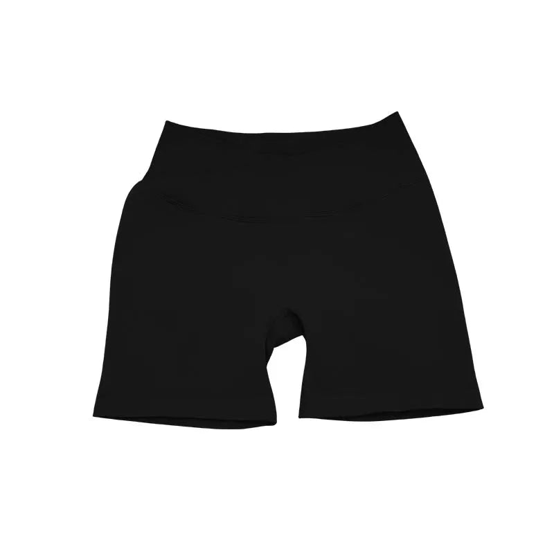 Women's high stretch fitness shorts; push-up sports shorts; running workout fitness women's short tight pants