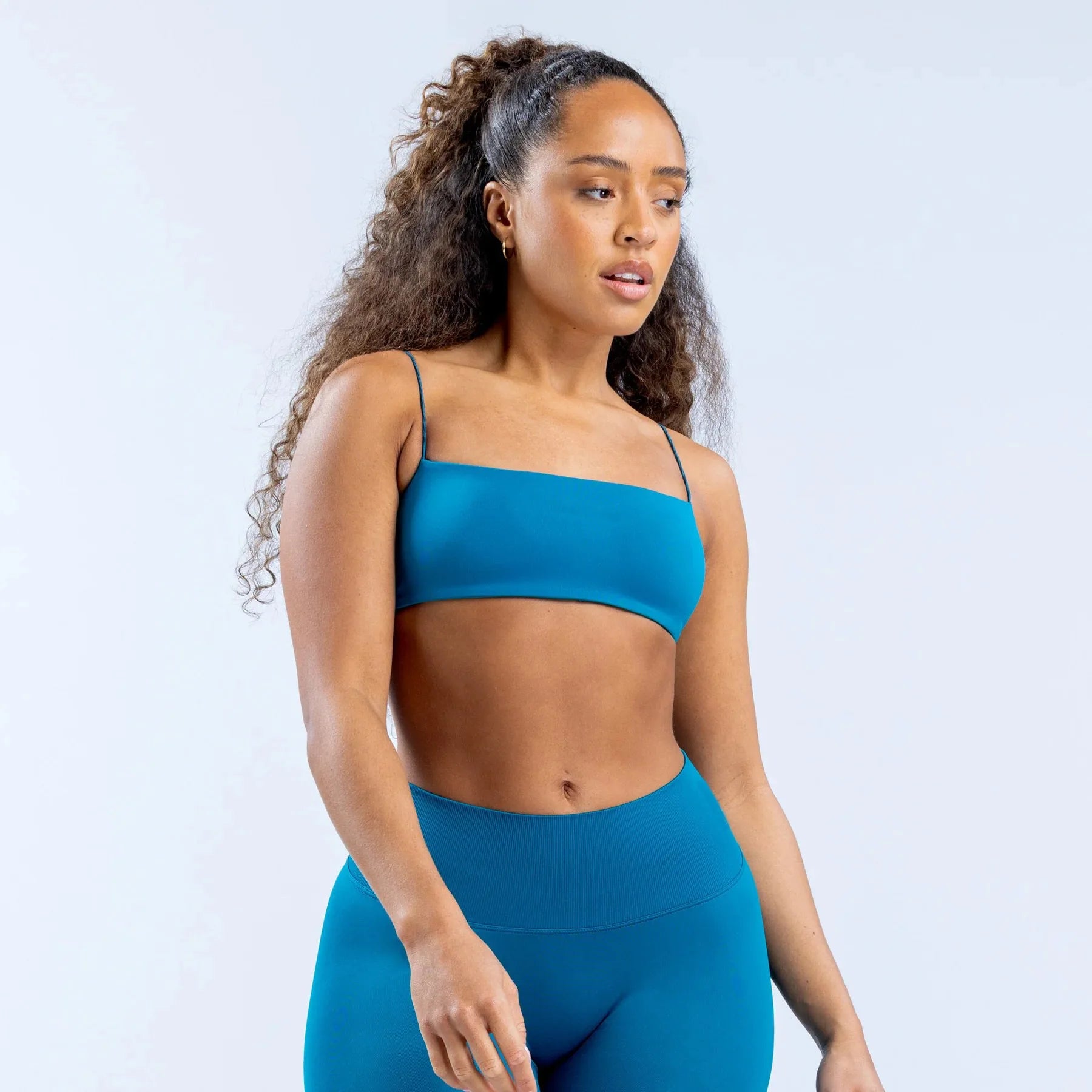 No Logos Strappy Bra Thin Strap Beauty Backless High Elastic Sports Bra With Chest Pads For Women Running Workout Gym Clothes