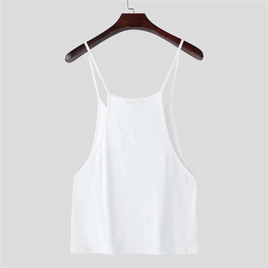 Men's Stringer Bodybuilding Tank Tops Fashionable Solid Color Casual Workout Vest Shirt for Training Running