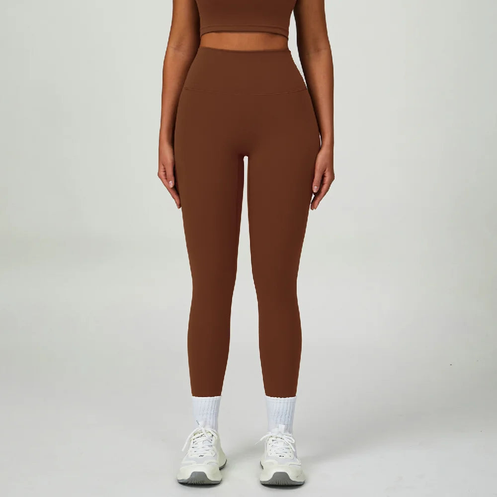 Women Yoga Pants High Waist Gym Fitness Leggings Tights Breathable Yoga Pants Running Workout Leggings Female Gym Yoga Clothing - ATFH