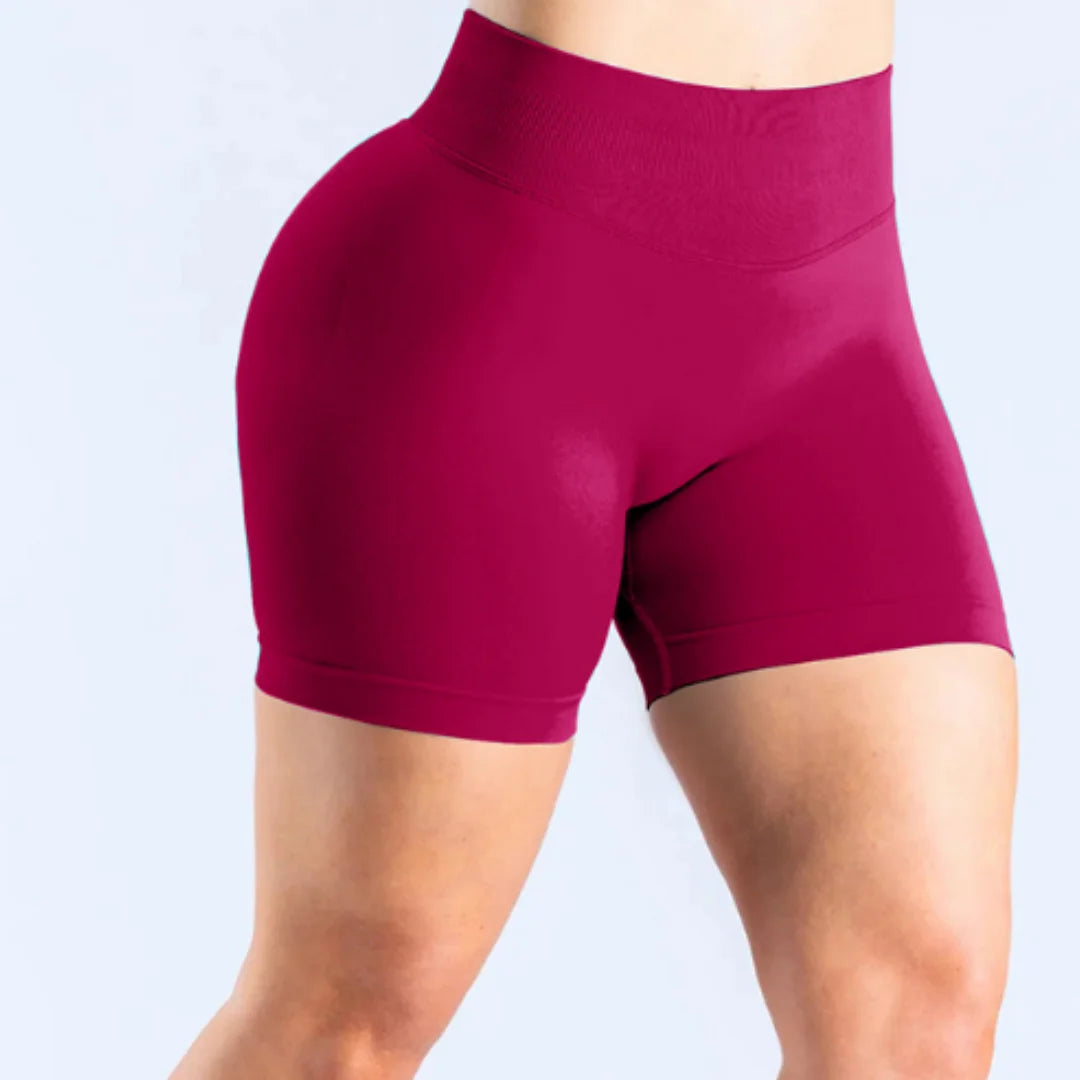 DYF Impact Seamless Sports Shorts Women Booty Yoga Shorts Quick Drying Fitness Tights Solid Workout Scrunch Customizable Lable