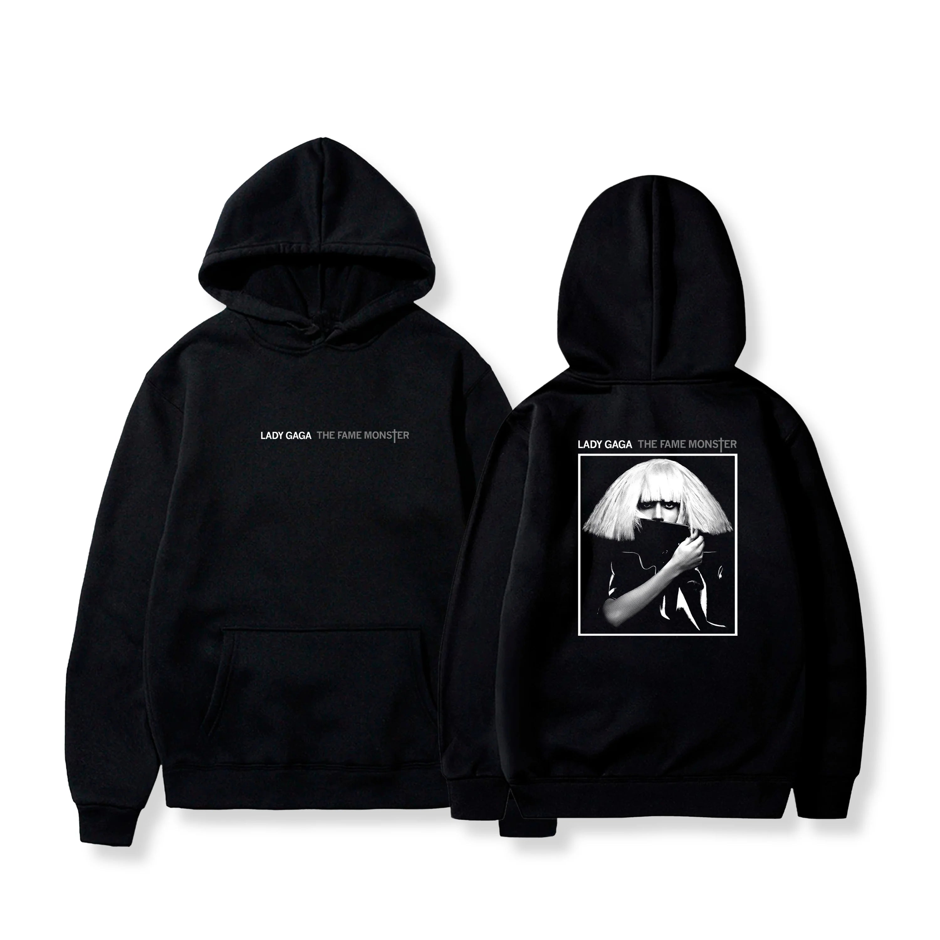 Autumn Winter Hoodies Lady Gaga Ablum Graphic Oversized Women Men Streetwear Fleece Warm Sweatshirt Female Male Tracksuits Coats - ATFH