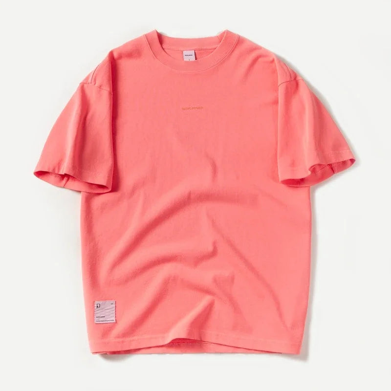 New Summer Men's t-shirt Cotton Solid T shirt Men Causal O-neck Basic tshirt Male High Quality Classical tops ATFH