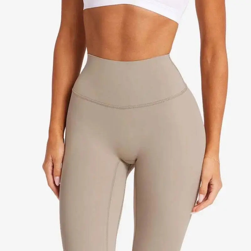 PMWRUN Womens Deep V Yoga Set Sports Bra With High Waisted Leggings/Shorts Soft Stretchy For Gym Yoga Pilates Dance Workout Wear - ATFH