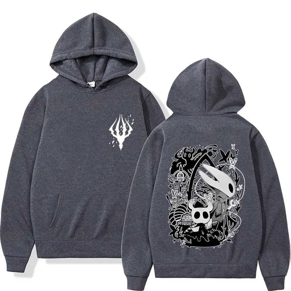 Game Hollow Knight Graphic Hoodie Men Women Clothing Casual Oversized Streetwear Male Vintage Fleece Hoodies Fans Gift hoodies