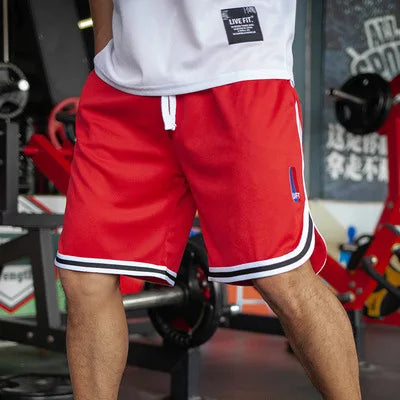 Men's Workout Basketball Shorts Quick Dry Loose Mesh Gym Shorts Summer Fitness Running Casual Beach Athletic Pants For Men