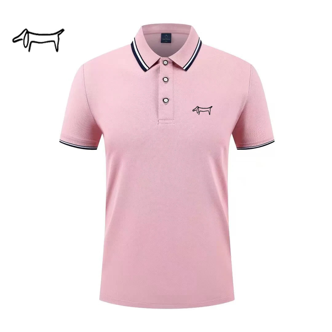 Summer New Polo Shirt Man,Light Luxury Brand Shirts,Fashion Short Sleeve Tops,Golf Wear Sports T Shirt,Men's Women Clothes