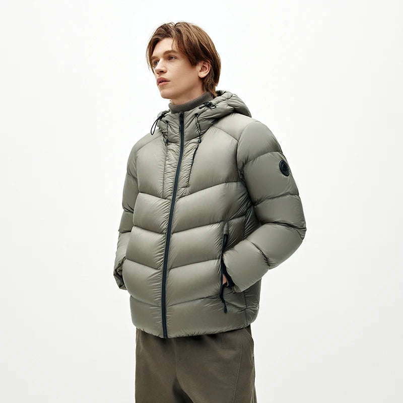 Semir Men Down Jacket Thermal Warmth 2026 Winter Everyday Style Outdoor Layer Cold Weather Clean Silhouette Cold Weather Wear