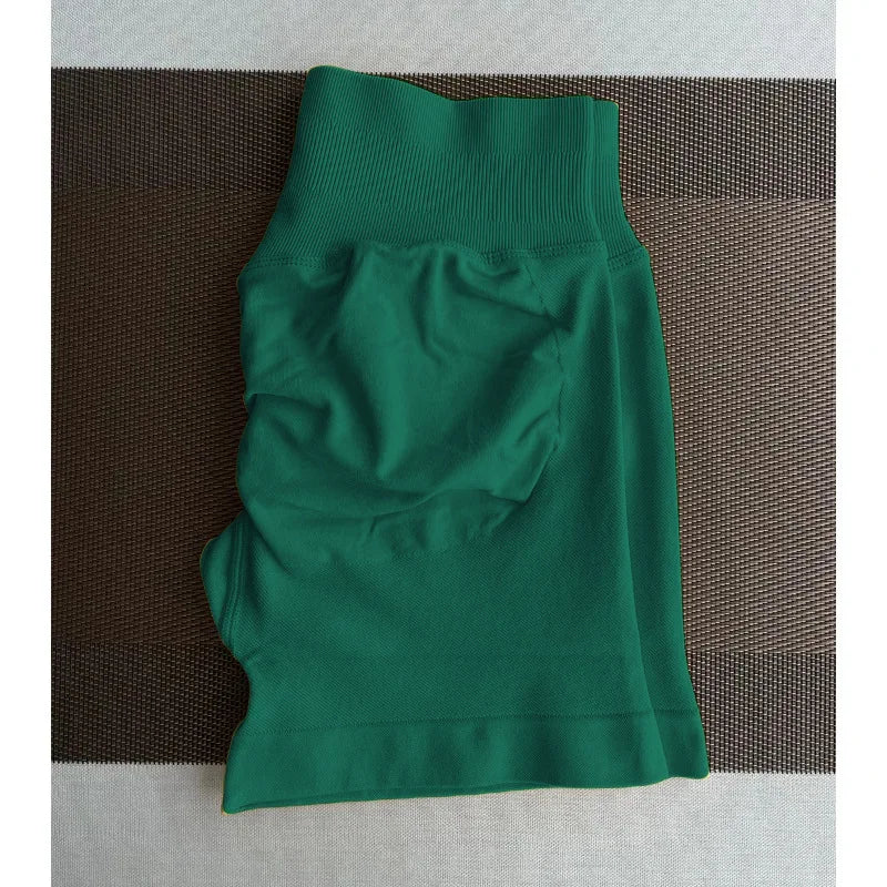 Women's High-Waisted Seamless Fitness Shorts: Tummy Control Compression, Butt-Lifting, High-Elastic Breathable, for YOGA
