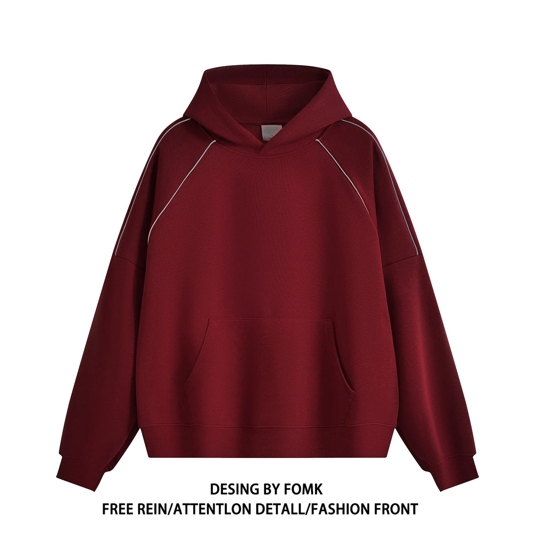 Men‘s Hoodie Long Sleeve Pullover Fashion Clothing Casual Solid Color Male Spring Autumn Hooded Solid Color Streetwear Q20 - ATFH
