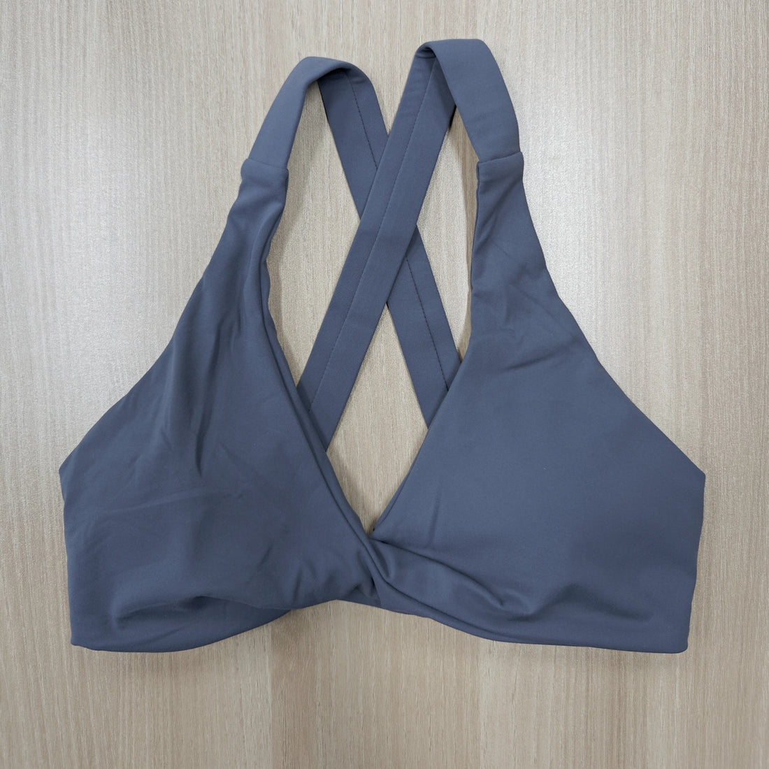 SHINBENE Women's Twist Workout Sports Bras Back Cross Padded Low Impact Fitness Bra Yoga Crop Tops - ATFH