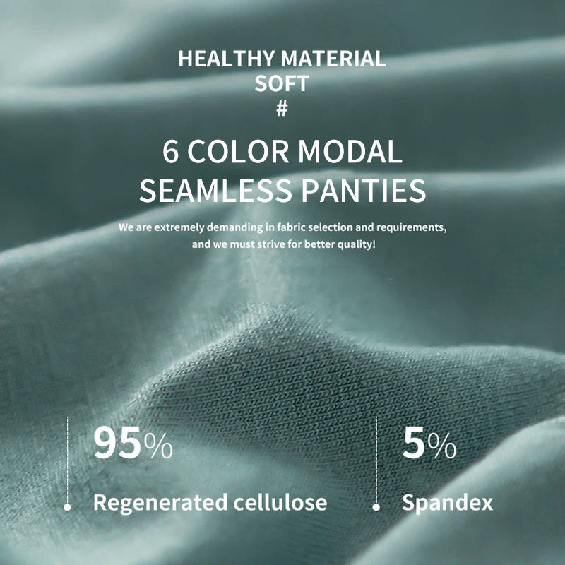 MiiOW 3Pcs Modal Boxer Underwear for Men Antibacterial Cotton Cuecas Men's Panties Silky Breathable Man Underpants Mens Boxers