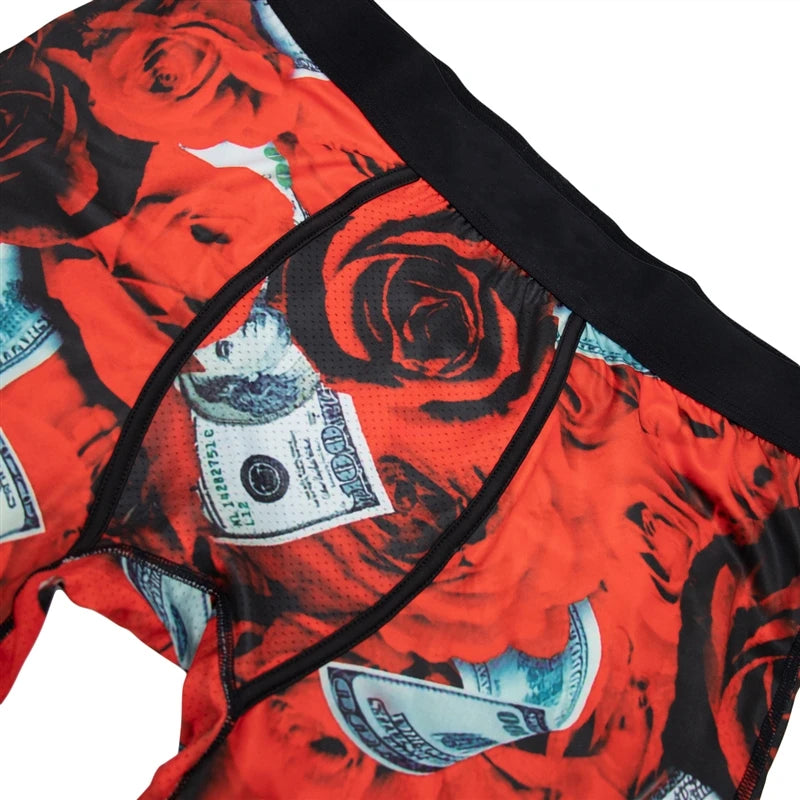 5Pcs Sexy Men's Panties Set Summer Breathable Men Underwear Boxers Fashion Print Underpants Male Plus Size Man Boxers Trunks