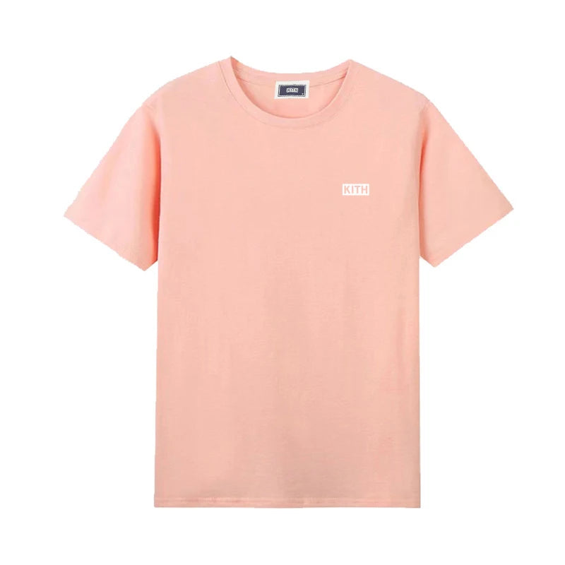 Summer Exported to Japan Korean Cotton Men Women T-shirt Embroidery letter Logo Couple Casual Loose O-Neck Short Sleeve Tees ATFH